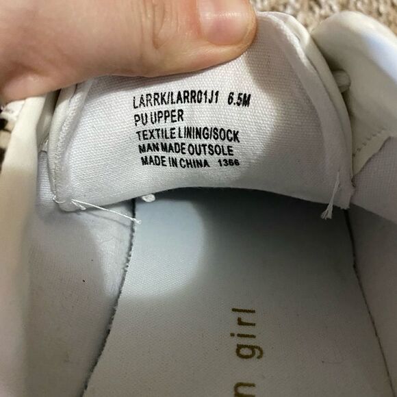 Madden Girl White Larrk Gold Multi Snakeskin Sneakers - Picture 12 of 12